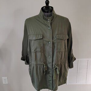 Terra & Sky Lightweight Utility Jacket – Size 3XL (24W–26W) – NWT
